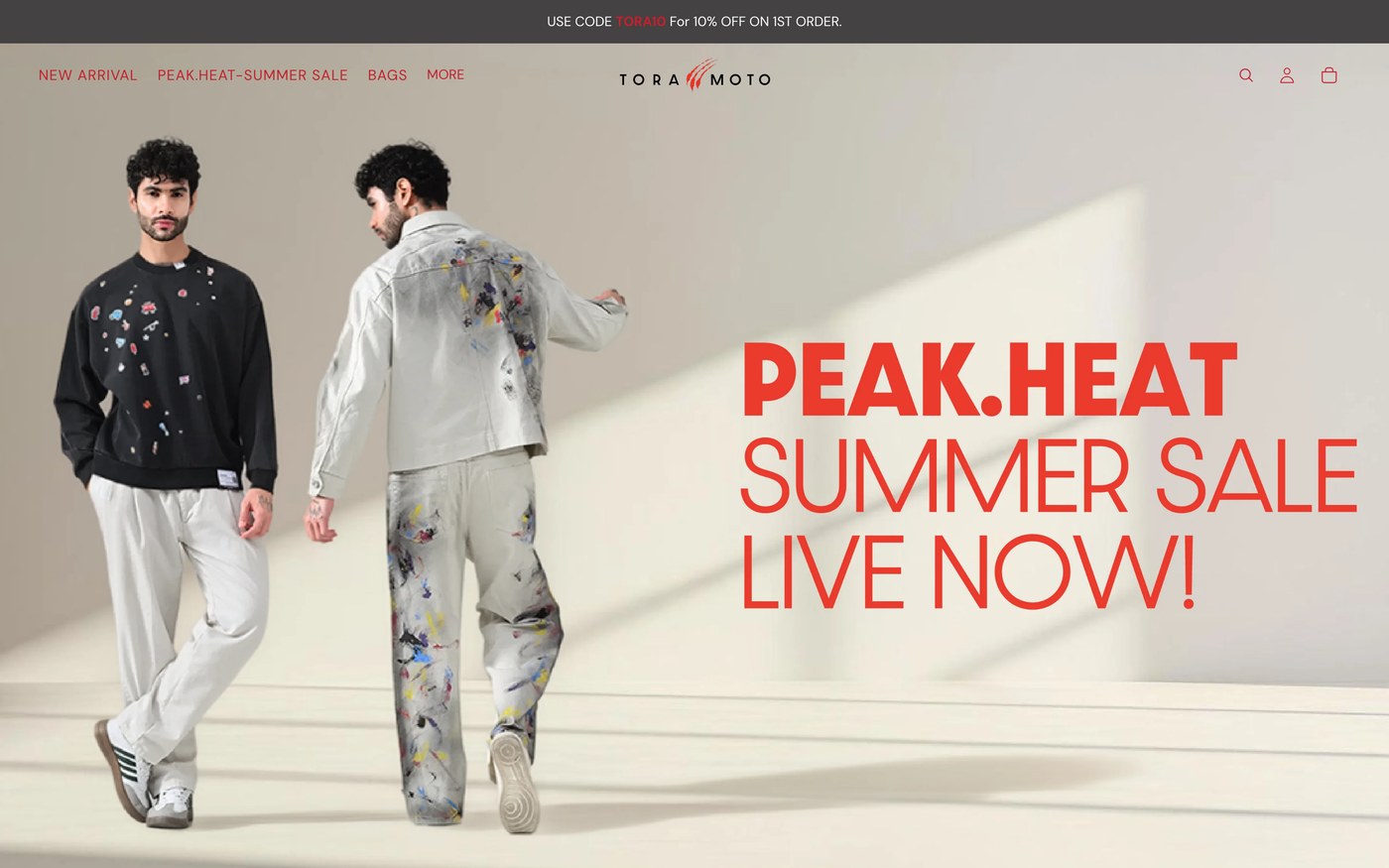 Tora Moto — desktop store